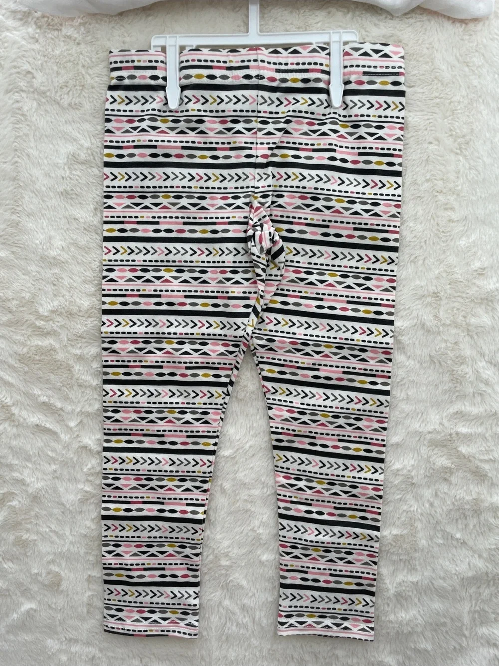 SALE! NWT Maggie & Zoe Pink Llama Ruffle Top with Patterned Leggings Size 5T